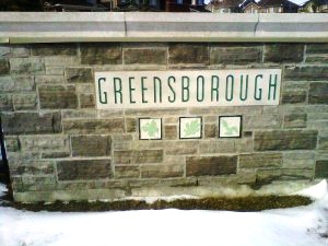 Greensborough Sign Markham Real Estate