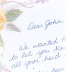 Letter To John Markham Real Estate
